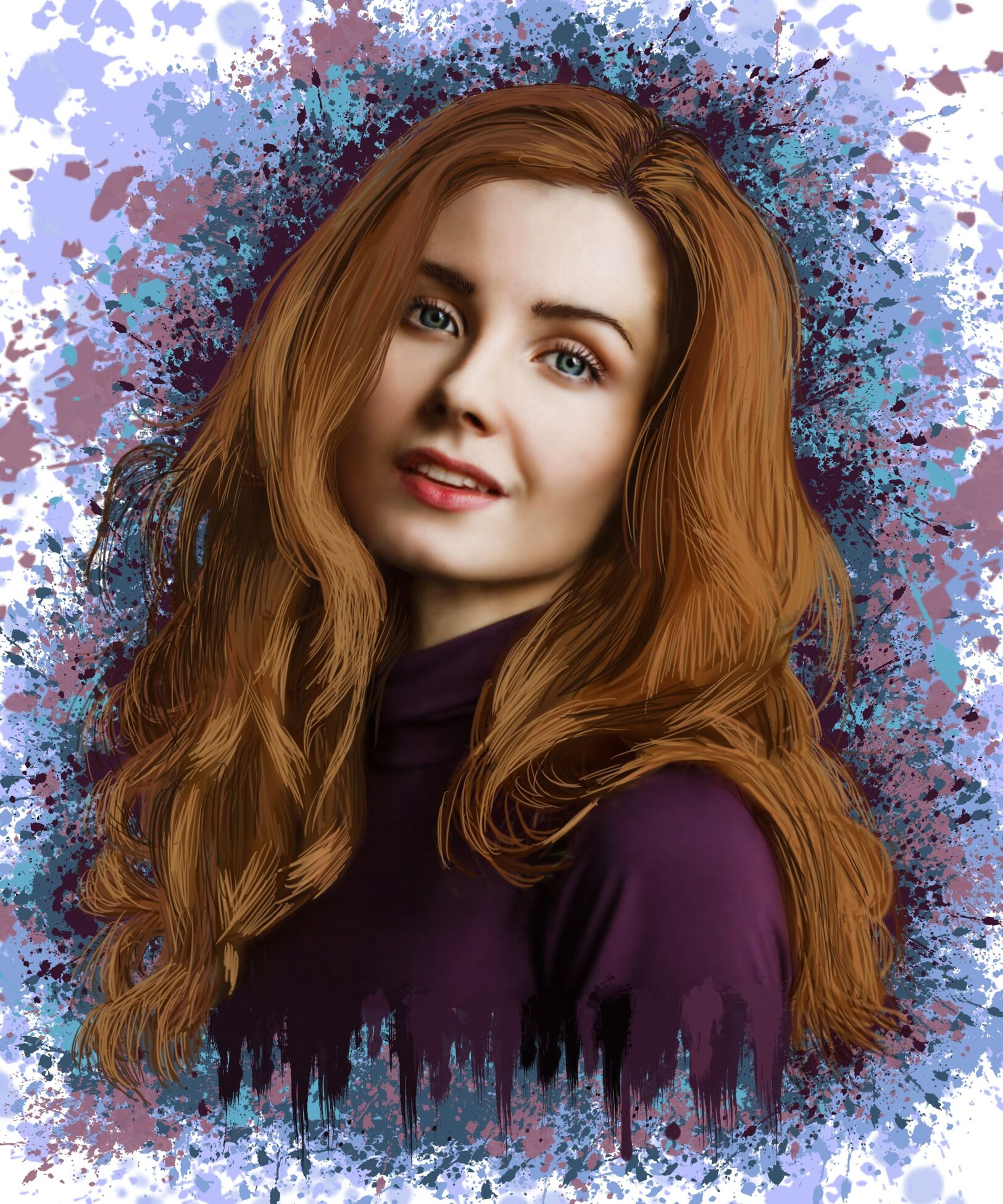 Портрет с художественной отрисовкой