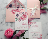 пригласительные на свадьбу с цветами